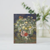 ビンセント·ヴァン·ゴッホ|花瓶に花束 ポストカード (スタンド正面)
