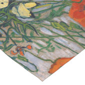 ビンセント・ヴァン・ゴッホ – 蝶とポピー ショートテーブルランナー (コーナー)