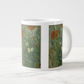 ビンセント・ヴァン・ゴッホ – 蝶とポピー ジャンボコーヒーマグカップ (正面右)