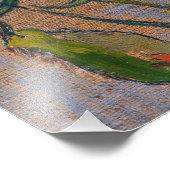 ビンセント・ヴァン・ゴッホ – 蝶とポピー フォトプリント            (角)