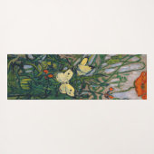 ビンセント・ヴァン・ゴッホ – 蝶とポピー ヨガマット (裏面(横))
