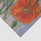 ビンセント・ヴァン・ゴッホ – 蝶とポピー 薄葉紙 (詳細)