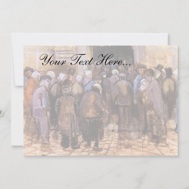 ビンセント・ヴァン・ゴッホ – 貧しい人とお金 – ファインアート (正面)