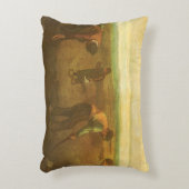 ビンセント・ヴァン・ゴッホ – 農民植栽ジャガイモ アクセントクッション (正面(垂直))