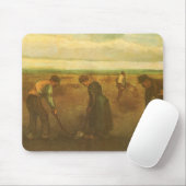 ビンセント・ヴァン・ゴッホ – 農民植栽ジャガイモ マウスパッド (マウス)