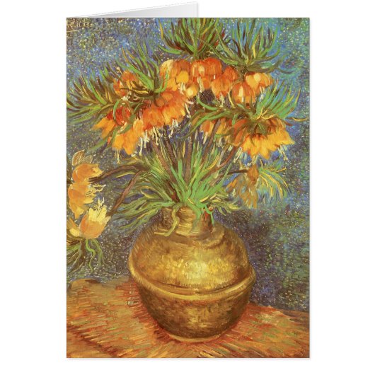 ビンセント・ヴァン・ゴッホ – 銅花瓶の中の油蔵 (正面)