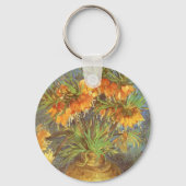 ビンセント・ヴァン・ゴッホ – 銅花瓶の中の油蔵 キーホルダー (正面)