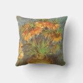 ビンセント・ヴァン・ゴッホ – 銅花瓶の中の油蔵 クッション (裏面)