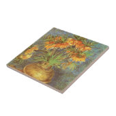 ビンセント・ヴァン・ゴッホ – 銅花瓶の中の油蔵 タイル (側面)