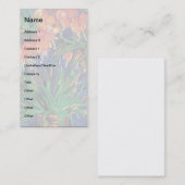 ビンセント・ヴァン・ゴッホ – 銅製の花瓶の中の蒸留所 名刺 (正面/裏面)