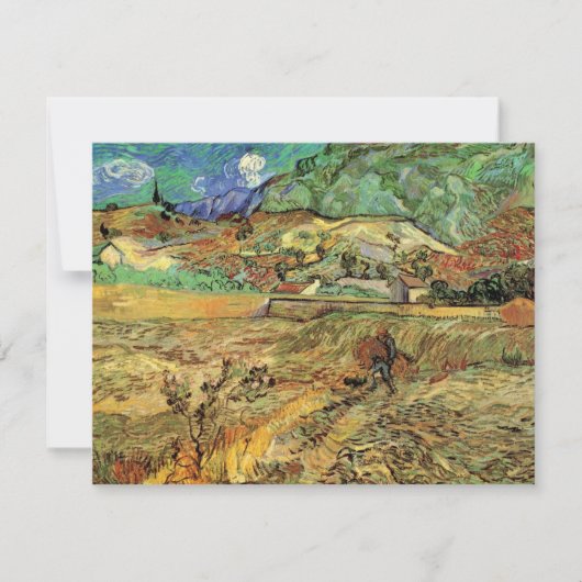 ビンセント・ヴァン・ゴッホ – 閉じた小麦畑w農夫 (正面)