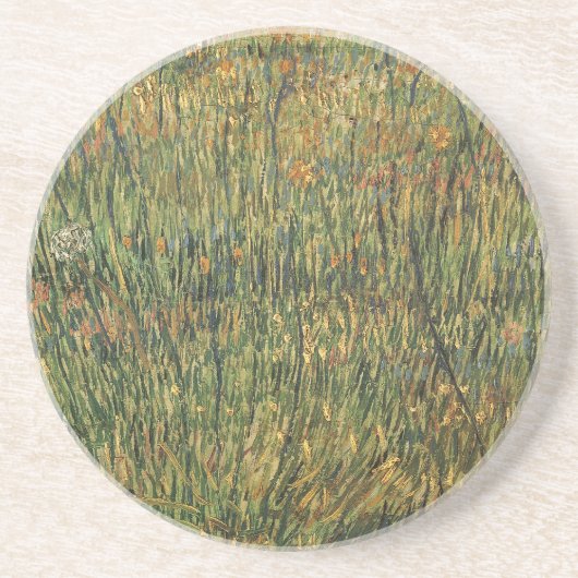 ビンセント・ヴァン・ゴッホ-開花の牧草地 コースター (正面)