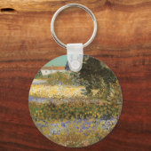 ビンセント・ヴァン・ゴッホ – 開花園 キーホルダー (正面)