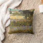 ビンセント・ヴァン・ゴッホ – 開花園 クッション (ブランケット)