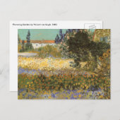 ビンセント・ヴァン・ゴッホ – 開花園 ポストカード (正面/裏面)