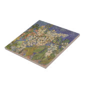 ビンセント・ヴァン・ゴッホ – 開花栗の枝 タイル (側面)