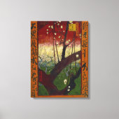 ビンセント・ヴァン・ゴッホ – 開花梅の木 キャンバスプリント (正面)