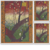 ビンセント・ヴァン・ゴッホ – 開花梅の木 シール (正面)