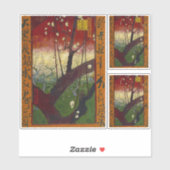 ビンセント・ヴァン・ゴッホ – 開花梅の木 シール (シート)