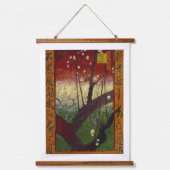 ビンセント・ヴァン・ゴッホ – 開花梅の木 吊り下げ型タペストリー (正面)