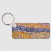 ビンセント・ヴァン・ゴッホ – 雨の中のオーヴェースの風景 キーホルダー (裏面)