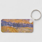 ビンセント・ヴァン・ゴッホ – 雨の中のオーヴェースの風景 キーホルダー (正面)