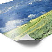 ビンセント・ヴァン・ゴッホ – 雷雲の下のホイートフィールド フォトプリント            (角)