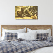 ビンセント・ヴァン・ゴッホ – 静物三足の靴 キャンバスプリント (インサイチュ (寝室))