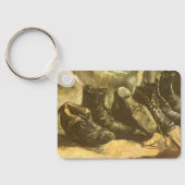 ビンセント・ヴァン・ゴッホ – 静物三足の靴 キーホルダー (裏面)