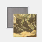 ビンセント・ヴァン・ゴッホ – 静物三足の靴 マグネット (正面/裏面)