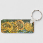 ビンセント・ヴァン・ゴッホ – 静物詩：4つの切り取ったひまわり キーホルダー (正面)
