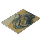 ビンセント・ヴァン・ゴッホ – 革の下駄のペア1889 ノートブック (左側)