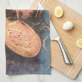 ビンセント・ヴァン・ゴッホ – 靴のペアを持つ静物詩 キッチンタオル (四つ折り)