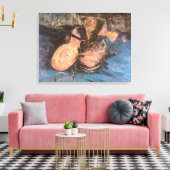 ビンセント・ヴァン・ゴッホ – 靴のペアを持つ静物詩 キャンバスプリント (インサイチュ (リビング))