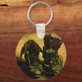 ビンセント・ヴァン・ゴッホ – 靴のペアを持つ静物詩 キーホルダー (正面)