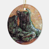 ビンセント・ヴァン・ゴッホ – 靴のペア セラミックオーナメント (左)