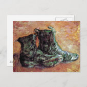 ビンセント・ヴァン・ゴッホ – 靴のペア ポストカード (正面/裏面)
