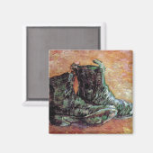 ビンセント・ヴァン・ゴッホ – 靴のペア マグネット (正面/裏面)