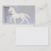 ビンセント・ヴァン・ゴッホ – 馬のプラスター像 名刺 (正面/裏面)