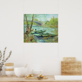 ビンセント・ヴァン・ゴッホ |魚釣りの春 ポスター (キッチン)