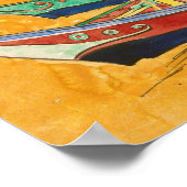 ビンセント・ヴァン・ゴッホ |魚釣りボートをビーチ ポスター (角)