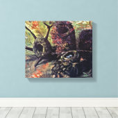 ビンセント・ヴァン・ゴッホ – 鳥の巣を持つ静物詩 キャンバスプリント (インサイチュ (ウッドフロア))