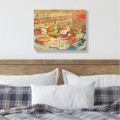 ビンセント・ヴァン・ゴッホ 黄色本， 1887 キャンバスプリント (インサイチュ (寝室))