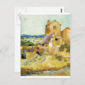 ビンセント・ヴァン・ゴッホ（1853年～1890年） – 老朽化した工場（1888年） ポストカード (正面/裏面)