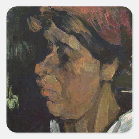 ビンセント・ヴァン・ゴッホ | 1884年オランダ農夫の長 スクエアシール (正面)