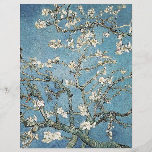 ビンセント・ヴァン・ゴッホ | 1890年にアーモンドの枝を開花 (正面)