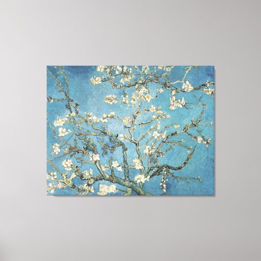 ビンセント・ヴァン・ゴッホ | 1890年にアーモンドの枝を開花 キャンバスプリント (正面)