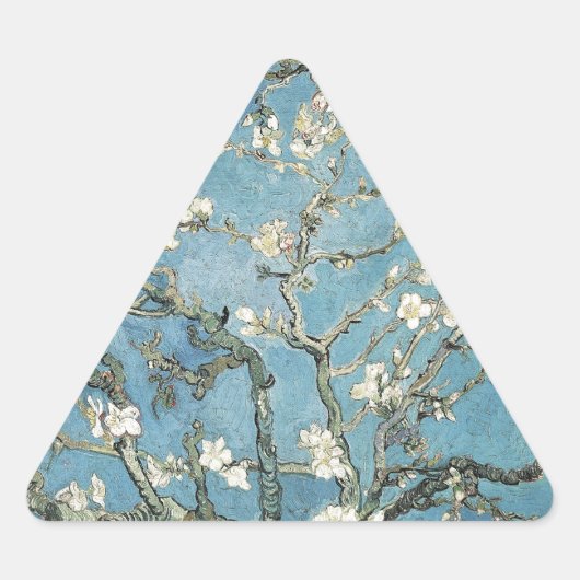 ビンセント・ヴァン・ゴッホ | 1890年にアーモンドの枝を開花 三角形シール (正面)