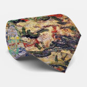 ビンセント・ヴァン・ゴッホ- 2つの農夫の女性 – ファインアート ネクタイ (ロール)