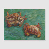 ビンセント・ヴァン・ゴッホ、2匹のカニ マグネット招待状 (正面)